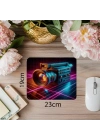 VHS Estetiği ile 90’lar Mousepad - 19x23 cm 2 mm Dikdörtgen İthal Baskılı Mouse Pad