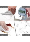 VİNİL BEYAZ MERMER DESENLİ ALÜMİNYUM PLASTİK DUVAR STİCKER (30X30)