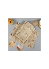 Vintage Gazete Desenli Sunum Kağıdı 50 Adet