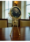 ® Vintage Prestige Üç Ayaklı Metal Masa Saati