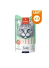 Wanpy Ton Balıklı ve Deniz Taraklı Sıvı Kedi Ödülü 1 Adet 25x14 Gr