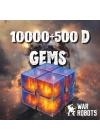 War Robots 10000 + 500 D Gems