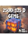 War Robots 2500 + 125 D Gems