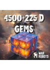 War Robots 4500 + 225 D Gems