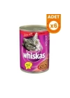 Whiskas Biftekli Yetişkin Konserve Kedi Maması 1 Adet 400 Gr