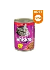 Whiskas Biftekli Yetişkin Konserve Kedi Maması 1 Adet 400 Gr