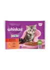 Whiskas Pouch Sos İçerisinde Sığır Etli ve Tavuklu Yavru Konserve Kedi Maması 1 Adet 4x85 Gr