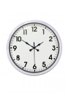 ® White Classic Modern 52 Cm Metal Duvar Saati