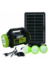 Wıson Ws-5683 Şarjlı 30w Solar Şarjlı Ev Aydınlatma Seti Radyo Ve Fan Powebank