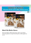 Wood City Blocks Ahşap Şehir Blokları (kayın Ağacı)