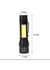 Wuben Wb-017 Zoomlu Şarjlı Cob Led Güçlü El Feneri