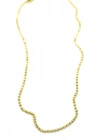Xuping Dorika Top Zincir - 60 cm - Altın