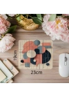 Yapı Bozucu Sade Geometri Mouse Pad - 19x23 cm 2 mm Dikdörtgen İthal Baskılı Mouse Pad