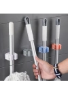 ® Yapışkanlı Pratik Mop Tutucu 4 Adet Beyaz