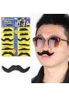 Yapışkanlı Takma Bıyık 6 Model 12 Adet Set