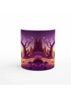 Yay Burcu Baskılı Kahve Kupası - Elementsel Doğa Krallığı Temalı Vs2