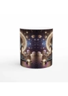 Yengeç Burcu Baskılı Kahve Kupası - Galaktik Taht Odası Temalı Vs1