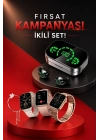 Yeni Nesil Kaliteli Akıllı Saat ve Kablosuz Bluetooth Kulaklık Yüksek Ses Kaliteli