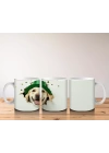 Yeşil Şapkalı Labrador Retriever Figürü - Baskılı kahve kupası