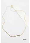 Yılan Zincir Kolye - 60cm - Altın