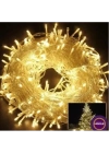 Yılbaşı Aydınlatması 100 LED Perde Hortum Sıcak Beyaz Işık
