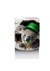 Yonca ve Yapraklarla Süslenmiş St. Patrick’s Koala - Baskılı kahve kupası