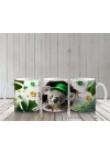 Yonca ve Yapraklarla Süslenmiş St. Patrick’s Koala - Baskılı kahve kupası