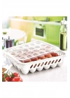 Yumurta Kapalı Saklama Kabı 24lü Beyaz