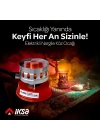 Yuvarlak Galvaniz Elektrikli Nargile Köz Ocağı