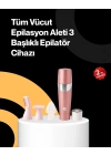 Yüz Tüyleri İçin Özel Başlıklı Pembe Epilatör