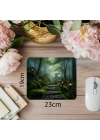 Zen Doğal Yürüyüş Yolu Mouse Pad - 19x23 cm 2 mm Dikdörtgen İthal Baskılı Mouse Pad