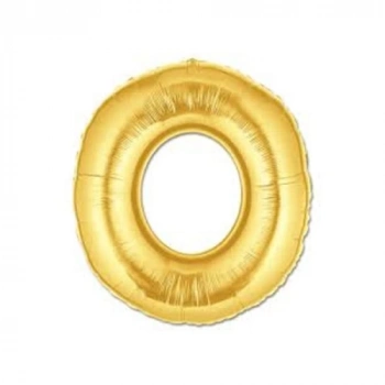 Altın Sarısı Folyo Harf Balon 1 Metre