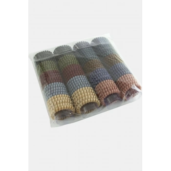 ÇOK SATAN 100 Adet Renkli Makarna Lastik Toka