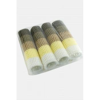 ÇOK SATAN 100 Adet Renkli Makarna Lastik Toka