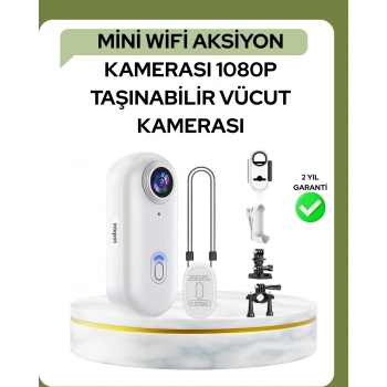 ÇOK SATAN 1080P WiFi Spor Kamerası Su Geçirmez Mini Aksiyon Kamera