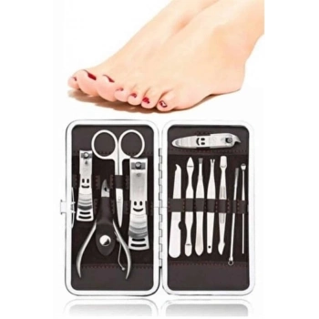 ÇOK SATAN 12 Parça El Ayak Temizleme Pense Kir Temizleme Aparatı Kaş Cımbızı