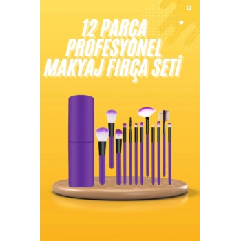 ÇOK SATAN 12 Parça Makyaj Fırçası Yumuşak Kıllı Profesyonel Fırça Seti Yüksek Kaliteli Pürüzsüz