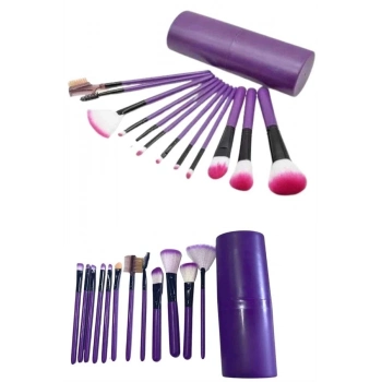 ÇOK SATAN 12 Parça Profesyonel Makyaj Fırçası Far Fırçası Allık Fırçası Yumuşak Kıllı