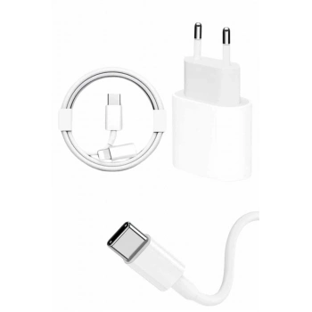 ÇOK SATAN 15/Pro/Pro Max 25W İOS Uyumlu Hızlı Şarj Aleti Adaptörlü Beyaz