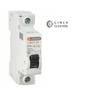 ÇOK SATAN 1X16a C Serisi 6Ka Otomatik Sigorta OS3C160-1C16