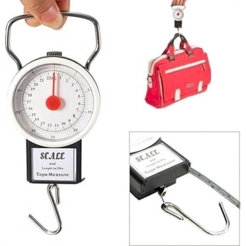 ÇOK SATAN 22 Kg/50lb Kancalı Tartı Aleti 1 Metre Mezuralı Askılı Balıkçı Terazisi