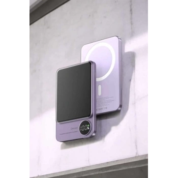 ÇOK SATAN 22.5W Magsafe Kablosuz Şarjlı Powerbank Dijital Ekran ve Hızlı Şarj