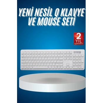 ÇOK SATAN 2.4 Ghz Wireless Kablosuz Klavye Mouse Seti Tv Pc Uyumlu