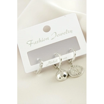 ÇOK SATAN 3 Adet Yıldız Zirkon Taşlı Küpe