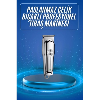 ÇOK SATAN 3 Taraklı Saç Sakal Düzeltici Traş Makinesi Seti Paslanmaz Çelik