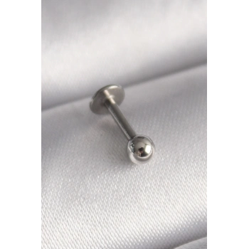 ÇOK SATAN 316L Çelik Gümüş Renk Topçuk Piercing