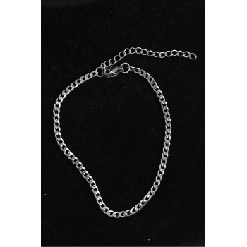 ÇOK SATAN 316L Çelik İnce Klasik Model Gümüş Renk Erkek Bileklik