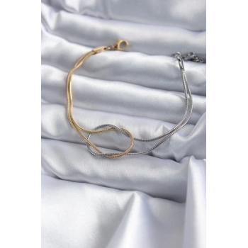 ÇOK SATAN 316L Çelik Mix Renk Düğüm Model Kadın Bileklik