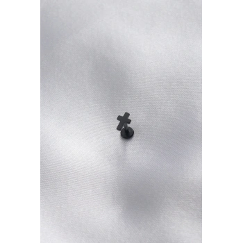 ÇOK SATAN 316L Cerrahi Çelik Siyah Renk Tragus Piercing