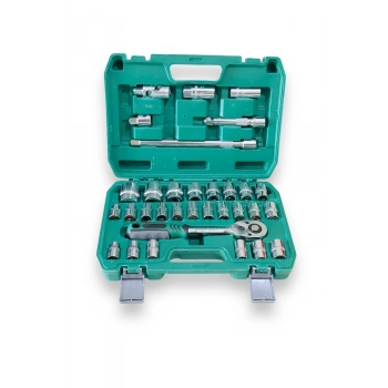 ÇOK SATAN 32 Parça Profesyonel Lokma Takımı 1/2 Cr-v Çeliği (32 Parça)